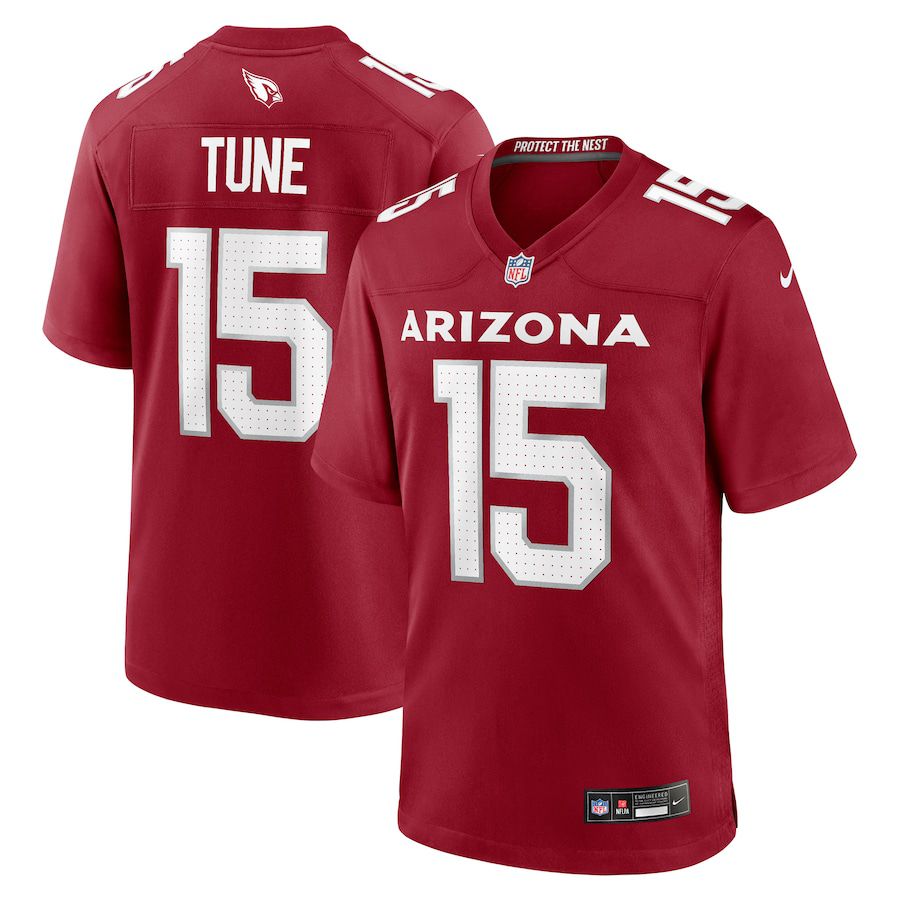 Men Arizona Cardinals 15 Clayton Tune Nike Cardinal Game NFL Jersey